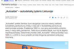 „Autoaibė“ - autodetalių lyderis Lietuvoje